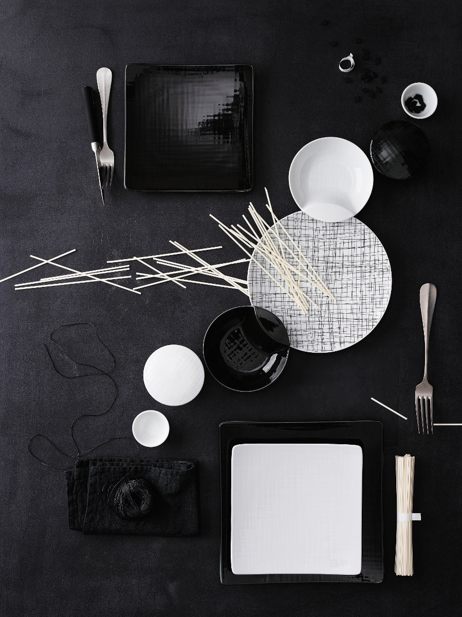 Rosenthal Mesh Line Forest Teller quadratisch flach 17 cm