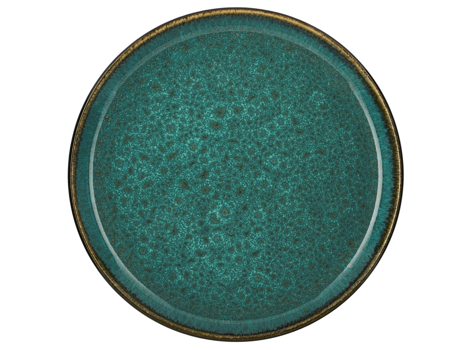 Bitz Frühstücksteller matt green / shiny green 21 cm