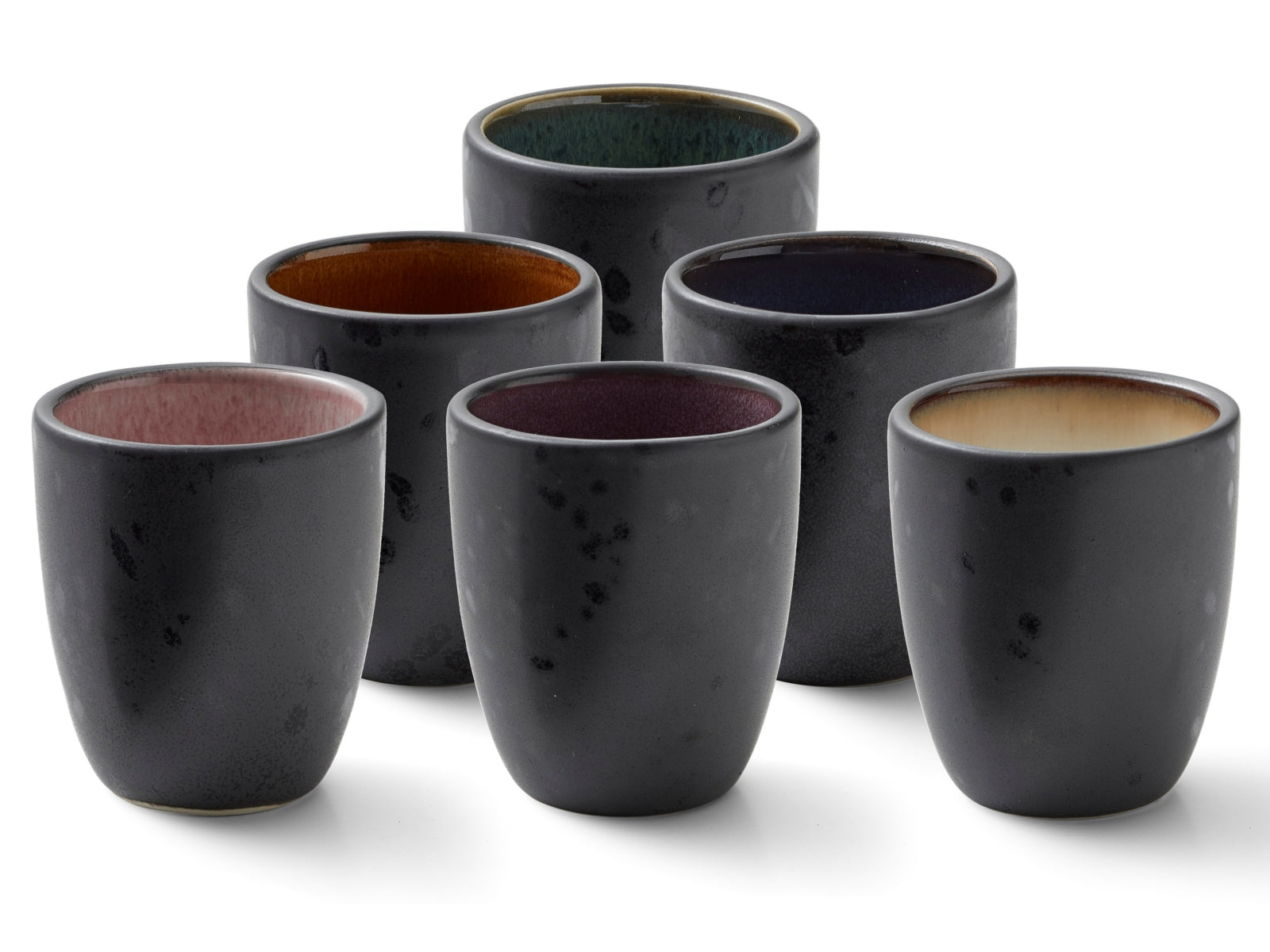 Bitz Espressobecher ohne Henkel black / farbig 6tlg.
