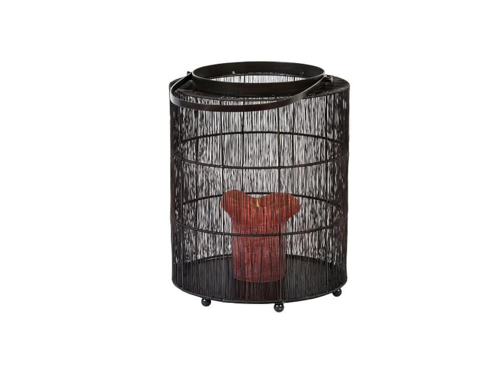 Dekocandle Hurricane Laterne schwarz Ø 38 x 44 (1 Stück)