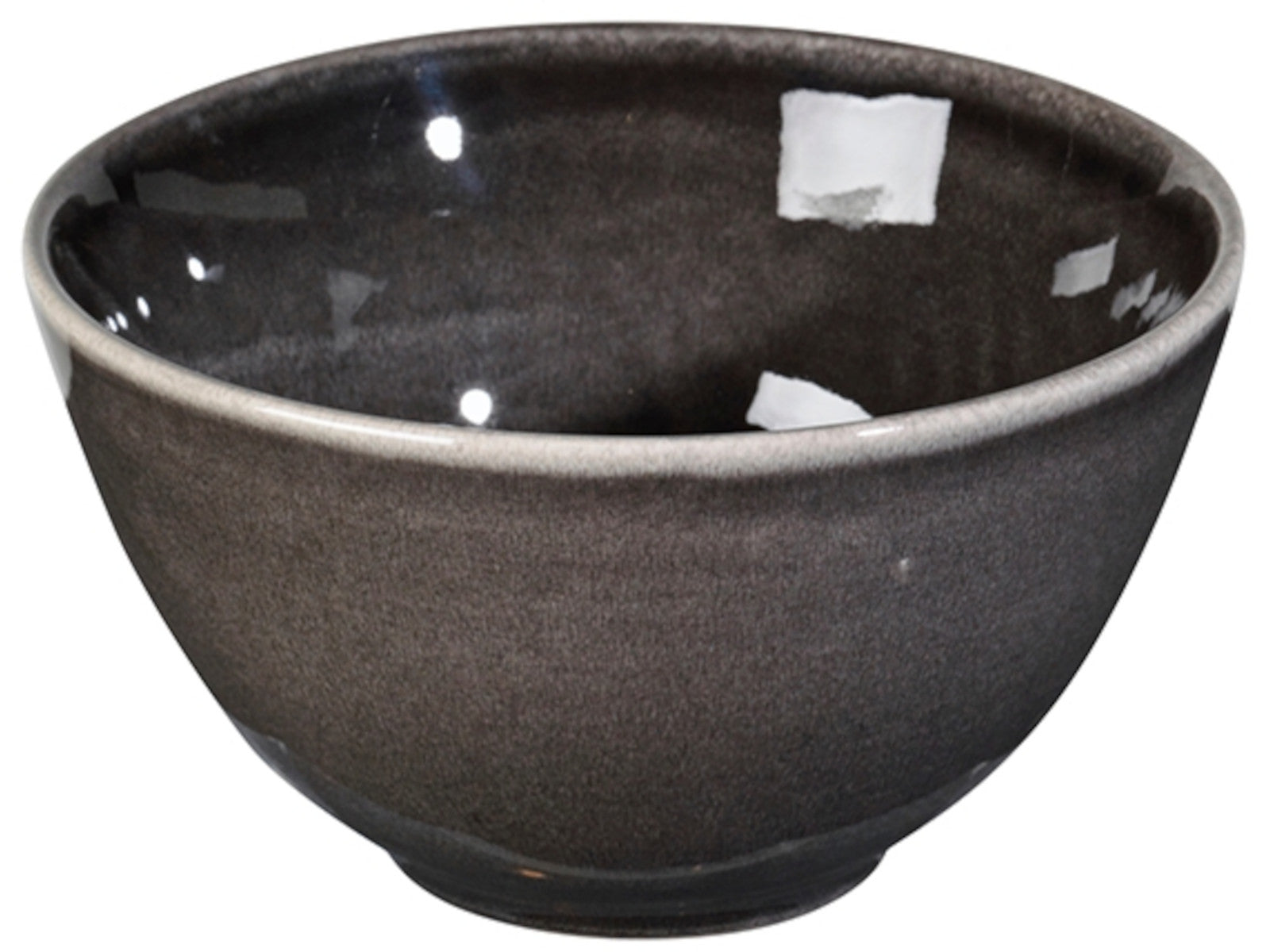 Broste Copenhagen NORDIC COAL Schale rund 15 cm Freisteller 