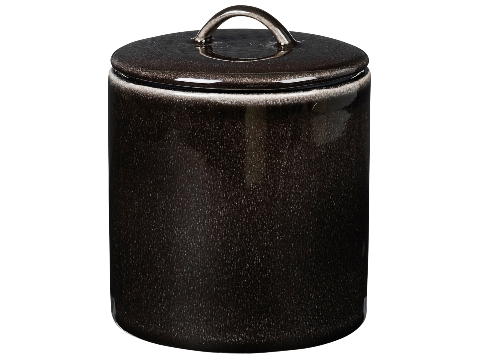 Broste Copenhagen NORDIC COAL Dose mit Deckel 12 cm