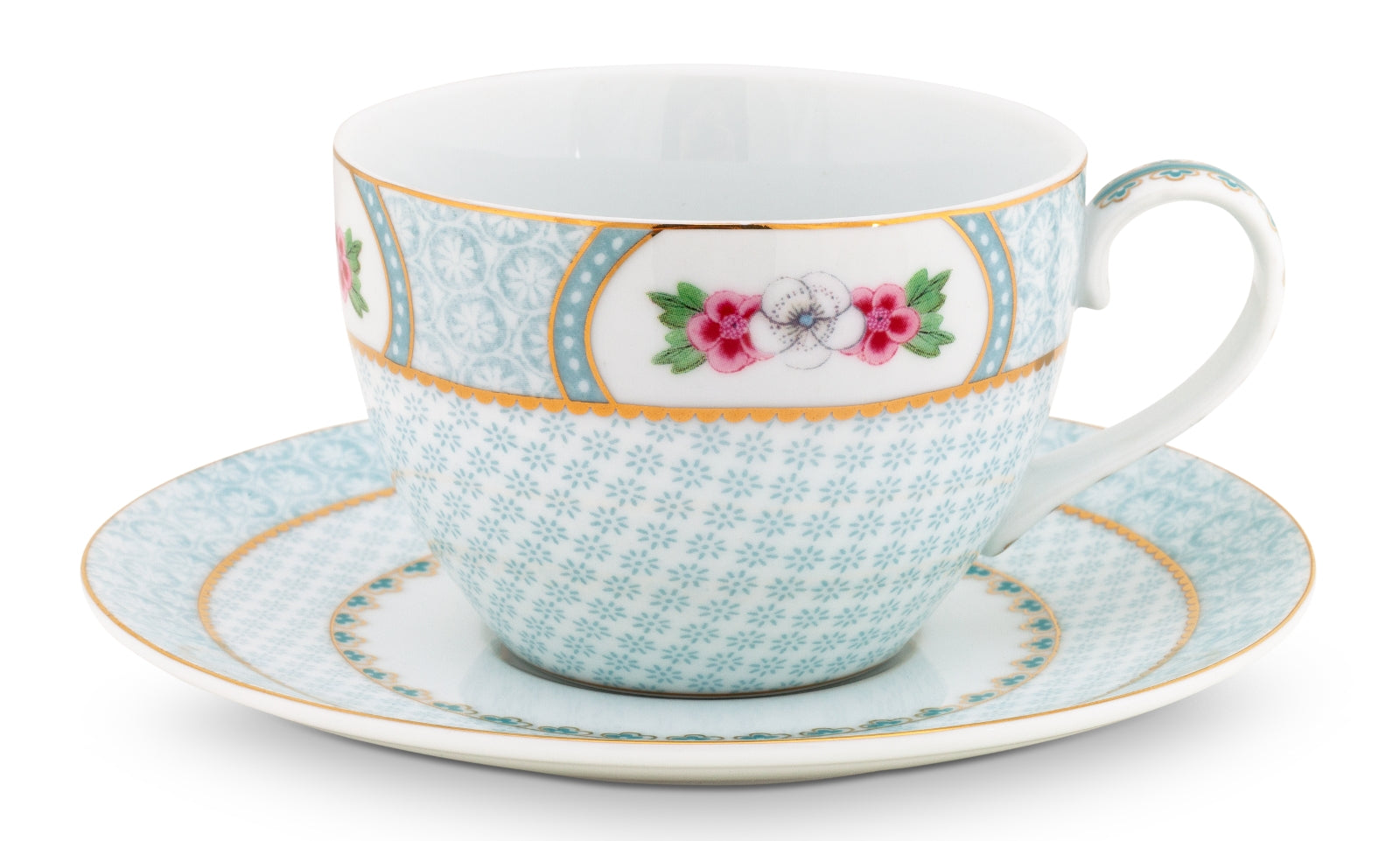 PIP STUDIO Blushing Birds Tasse mit Untertasse white 0,28 l