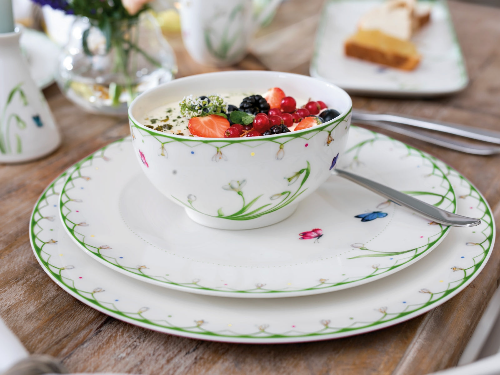Villeroy & Boch Colourful Spring French-Bol oval 0,75l Set4 - Produktbild 4