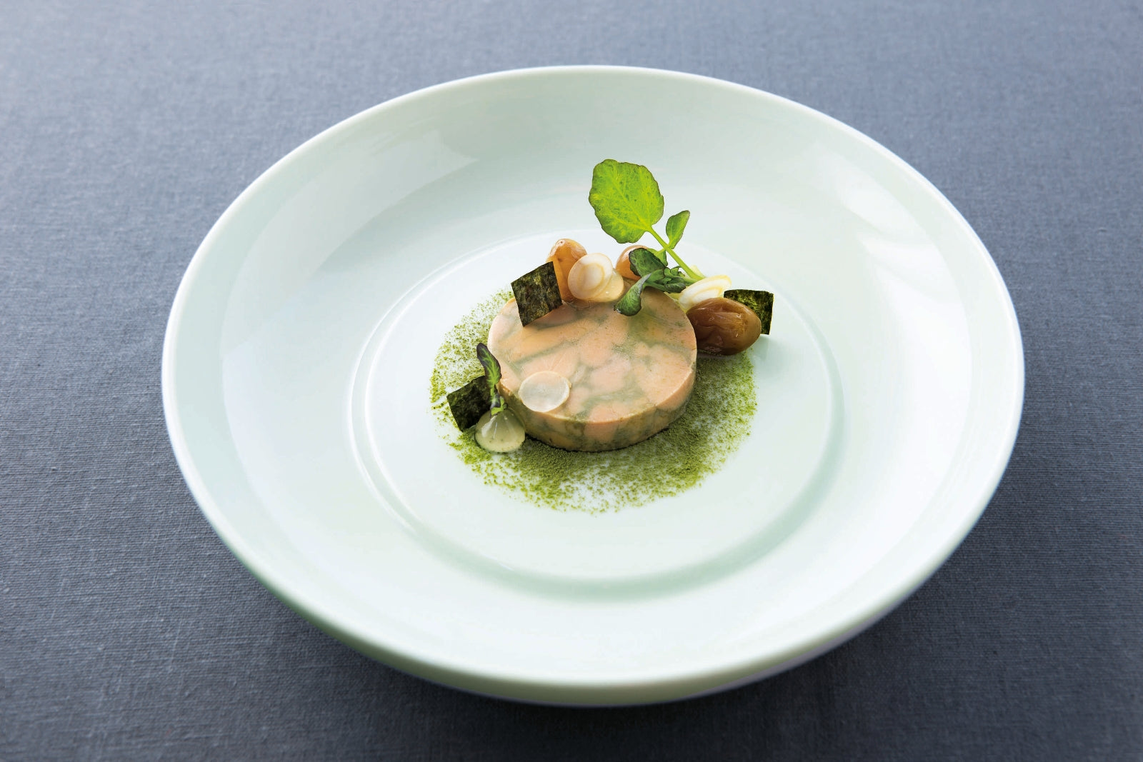 ASA kolibri lindgrün Gourmetteller Coupe Spiegel 24cm