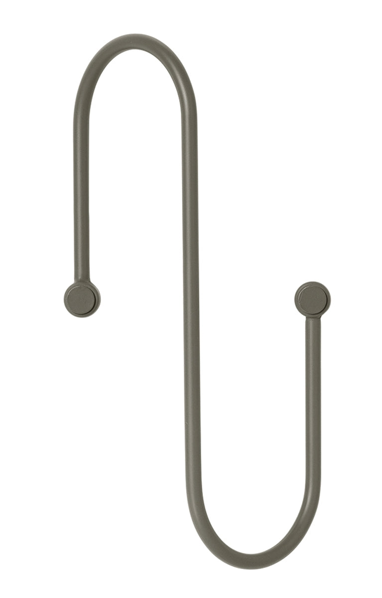 Blomus CURL Garderobenleiste steel gray small 14 x 26 cm