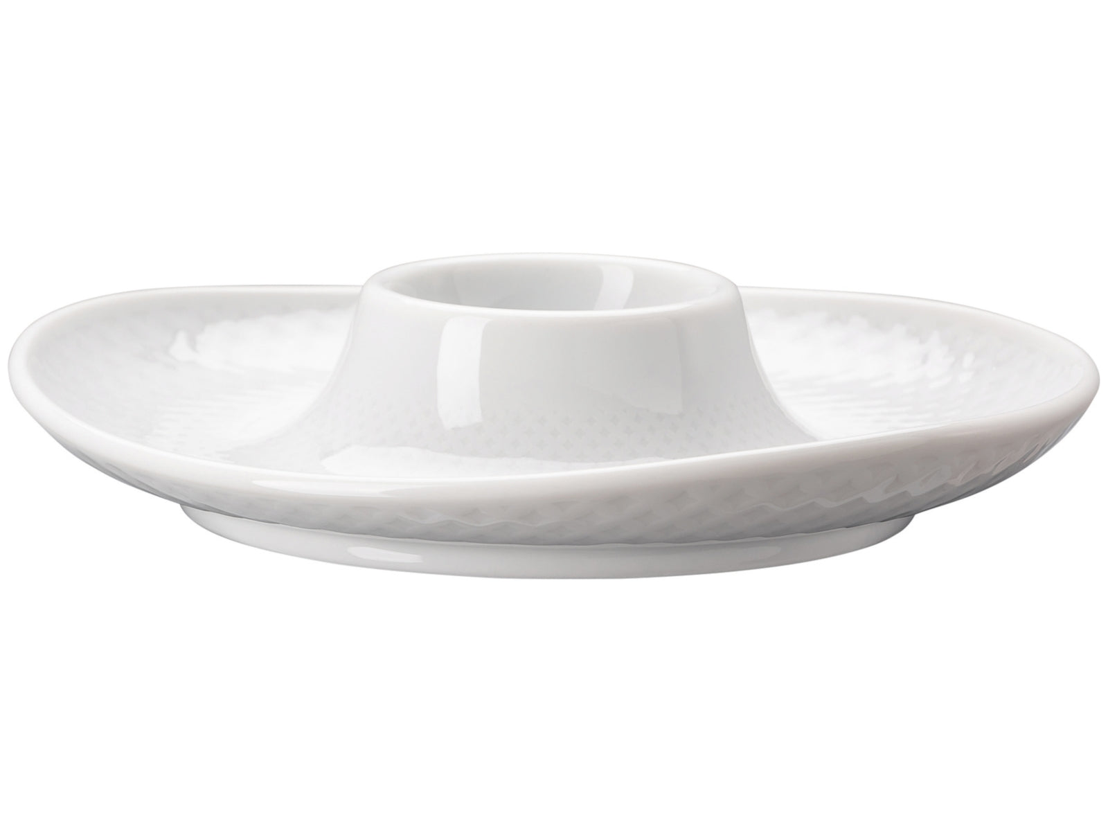 Rosenthal Junto weiss Eierbecher mit Ablage 13 cm