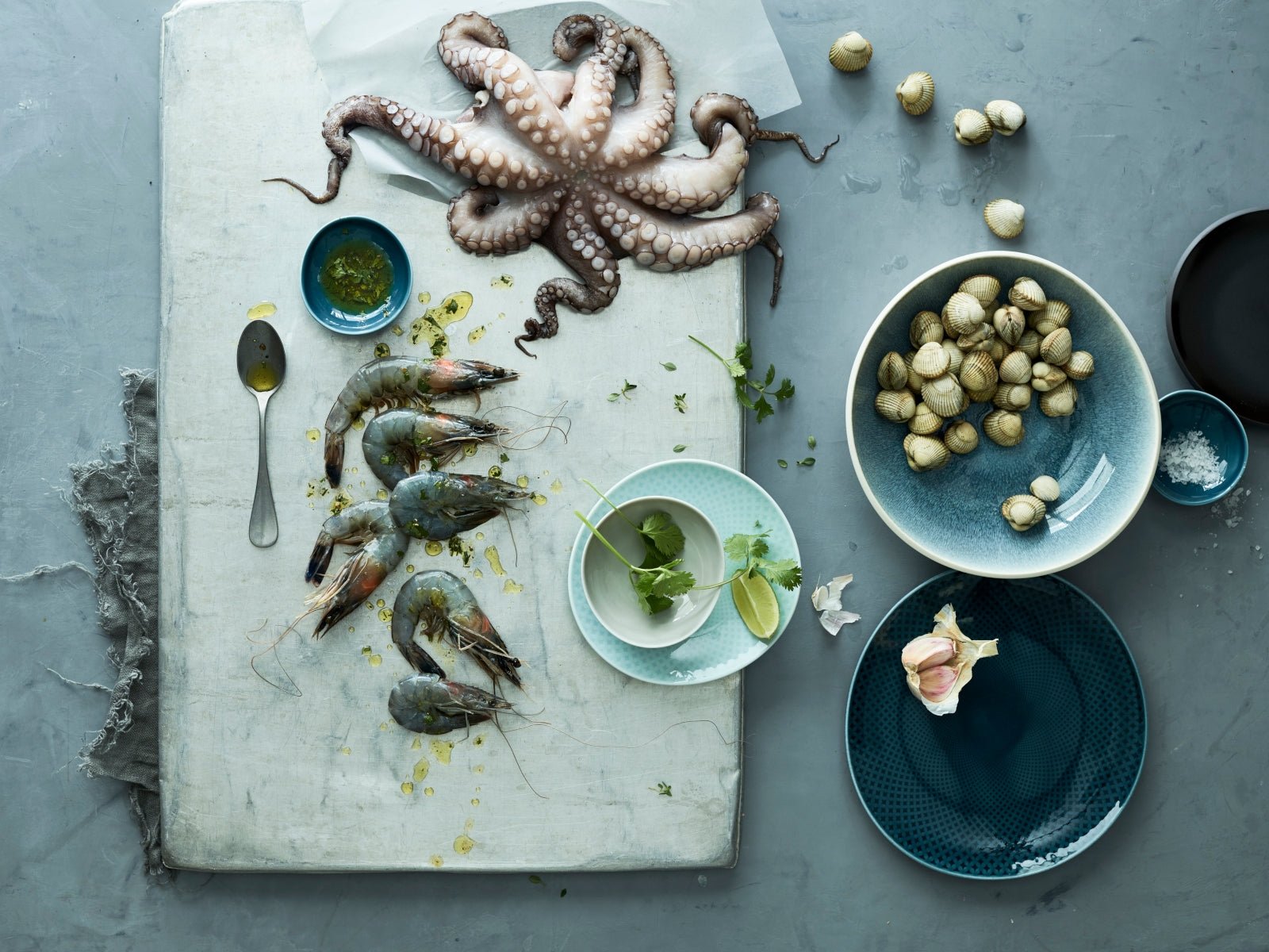 Rosenthal Junto Aquamarine Teller flach 16 cm