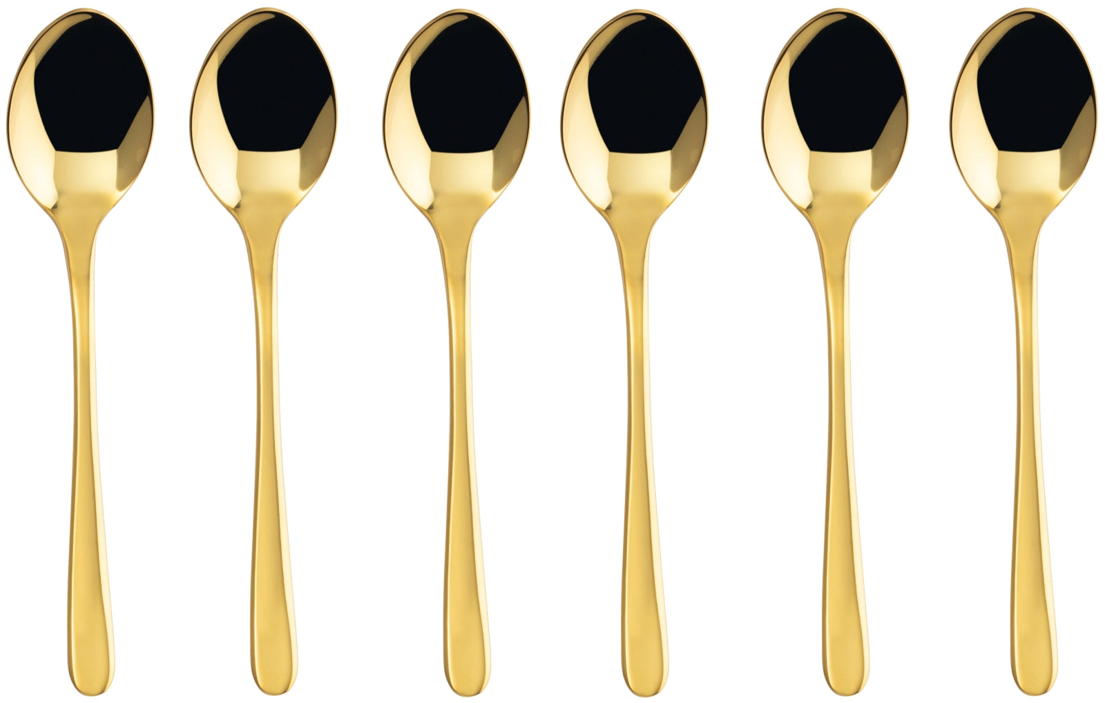 Sambonet Taste Edelstahl/PVD Gold Mokkalöffel 6tlg.