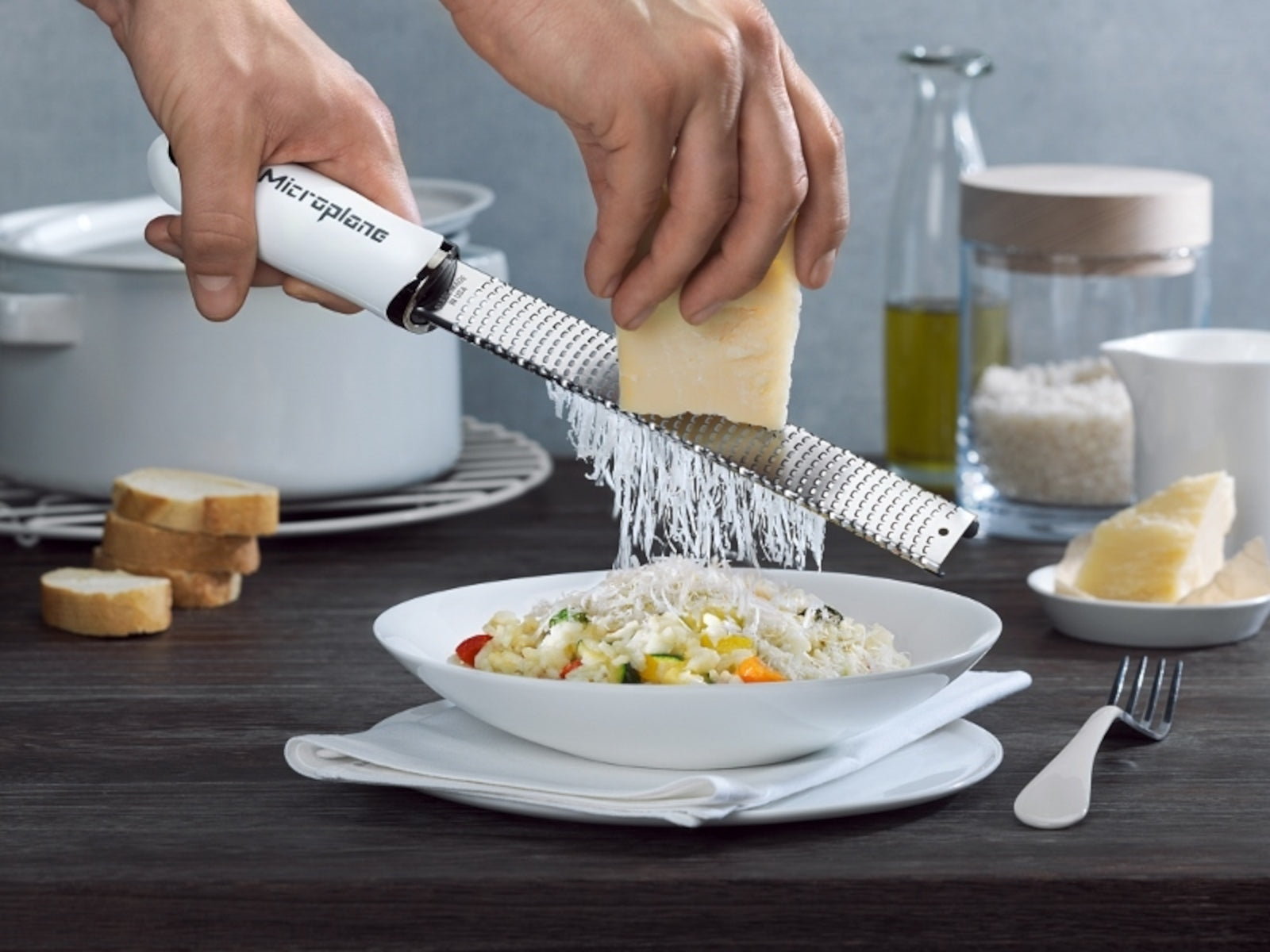 Microplane Microplane Premium Zester Reibe weiss 32,5 cm Lifestyle