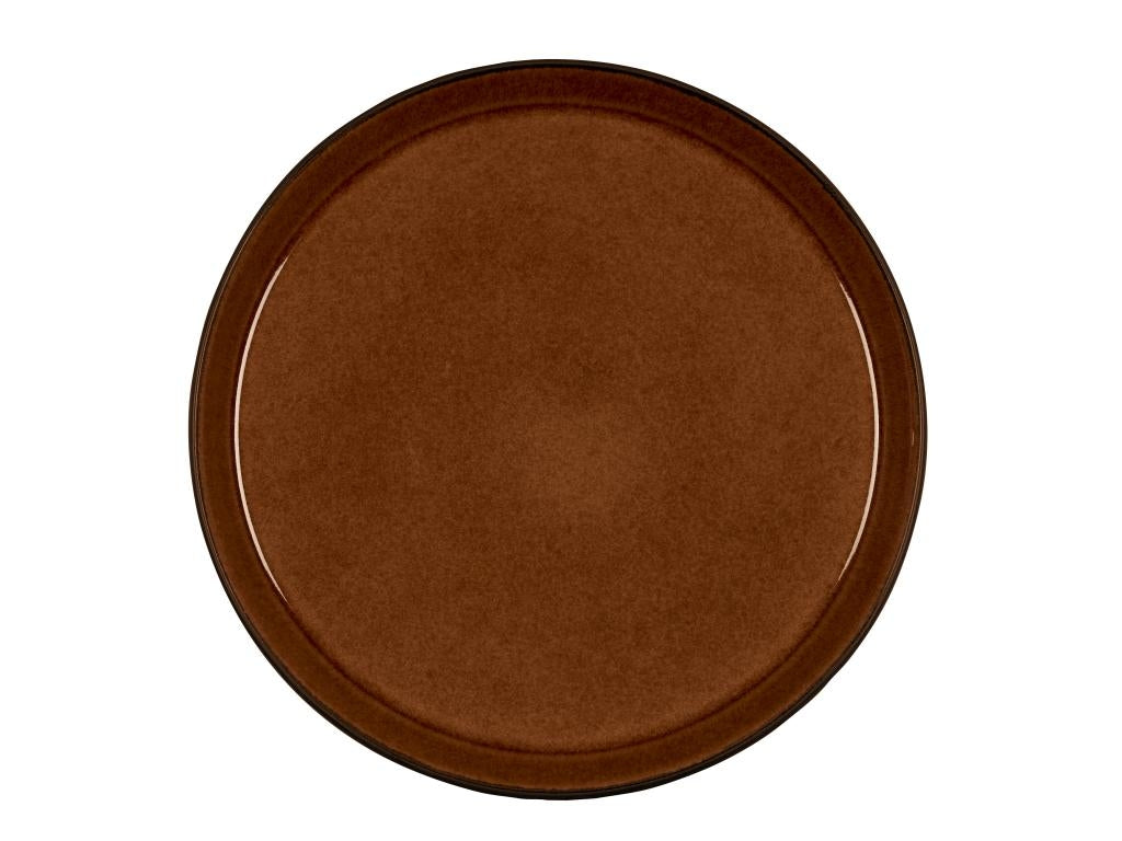 Bitz Speiseteller black / amber 27 cm