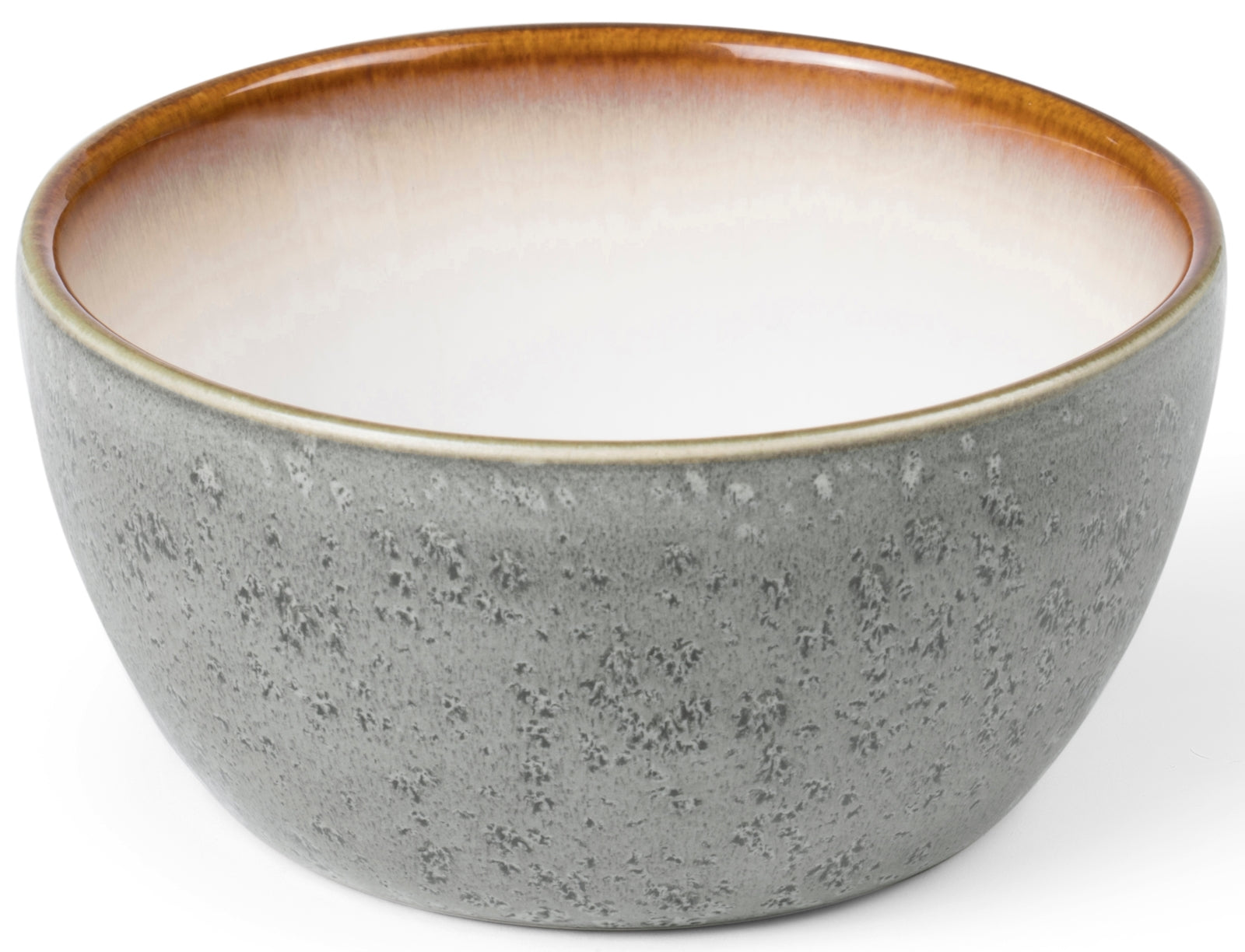 Bitz Bowl matt grey / shiny cream 10 cm