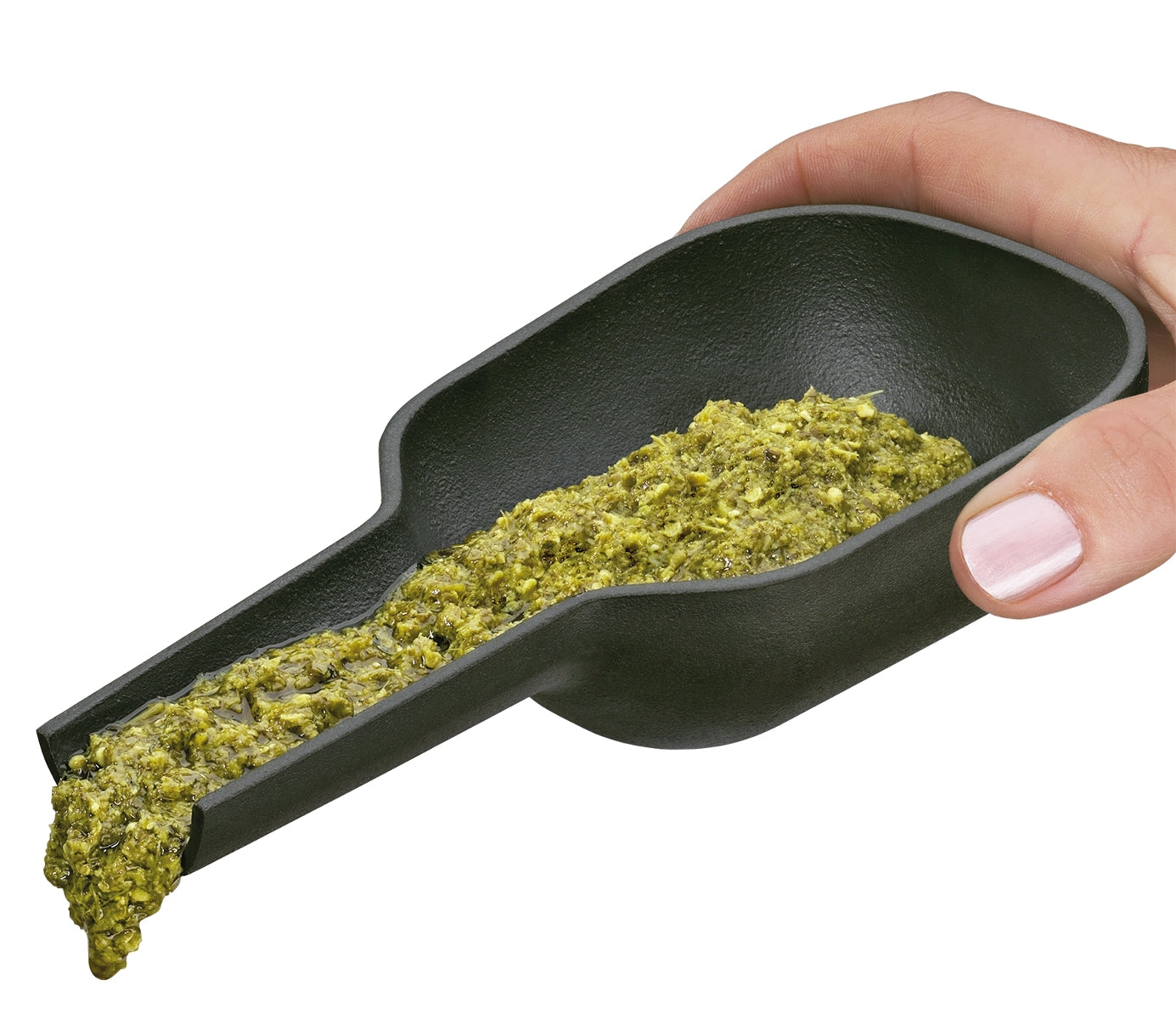 Zassenhaus Gewürzmörser mit Stößel Gusseisen 17,5 x 8,5 cm Freisteller 4