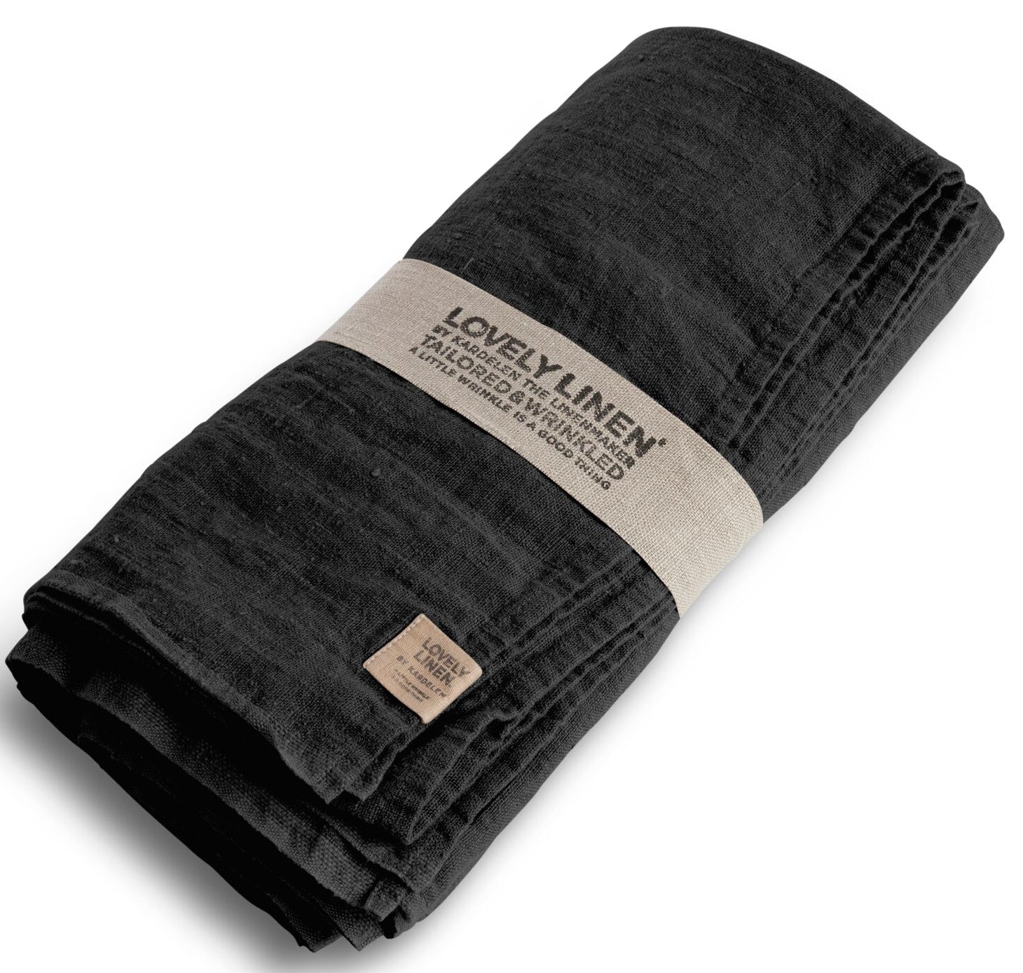 Lovely Linen Lovely Tischdecke Leinen dark grey 145 x 300 cm