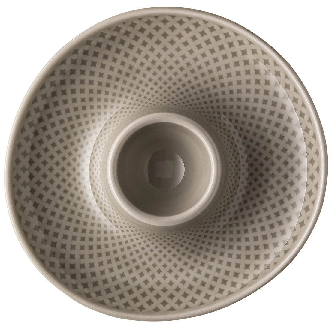 Rosenthal Junto Pearl Grey Eierbecher mit Ablage