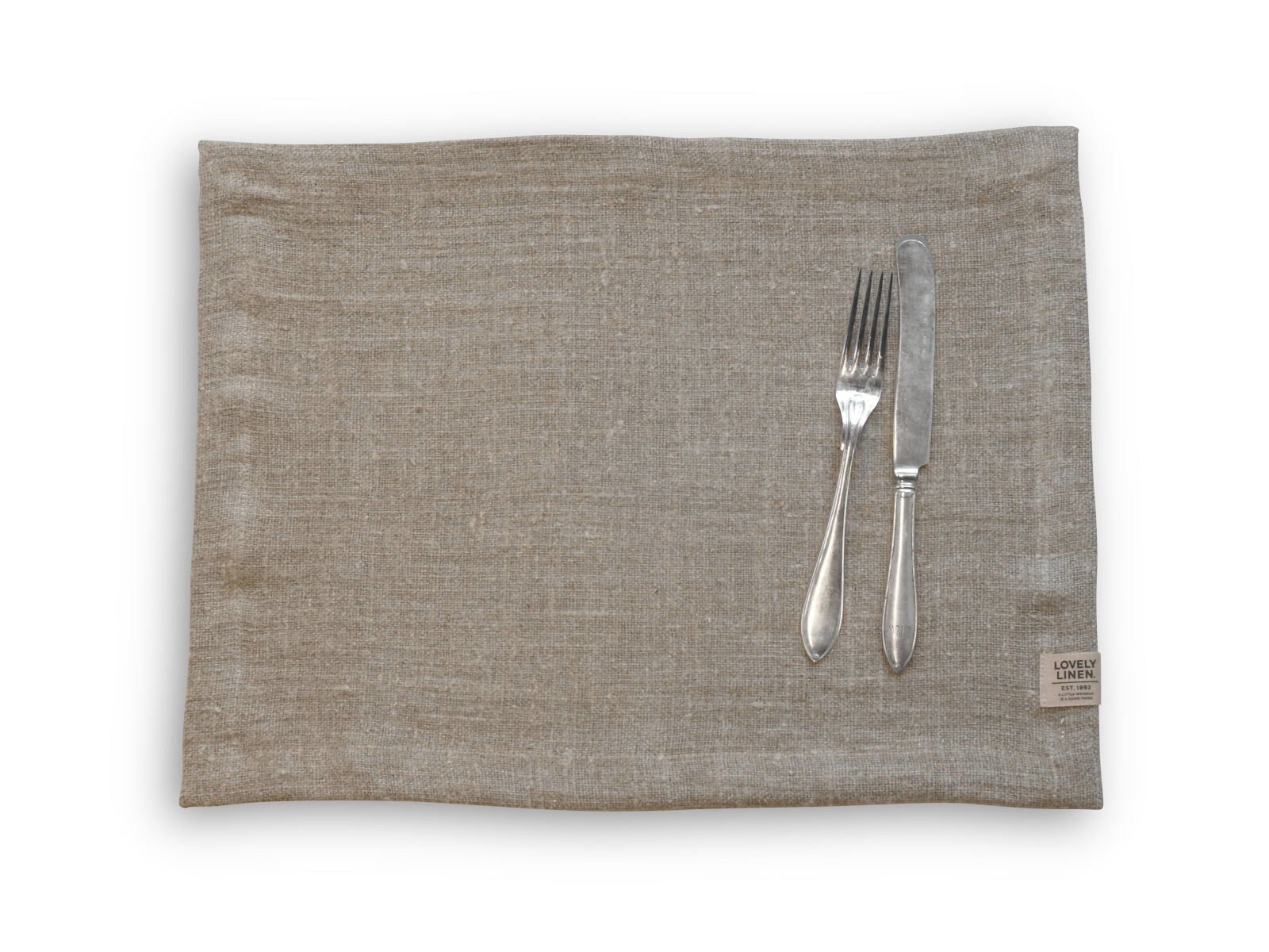 Lovely Linen Rustic Platzset Leinen nat. beige 37 x 50 cm