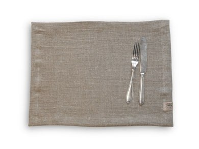 Lovely Linen Rustic Platzset Leinen nat. beige 37 x 50 cm – Tischideen & Ambiente