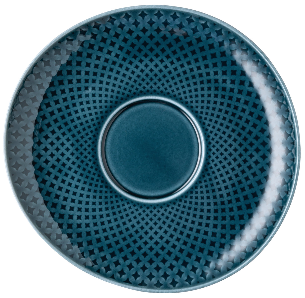 Rosenthal Junto Ocean Blue Cafe au Lait Untertasse 18 cm