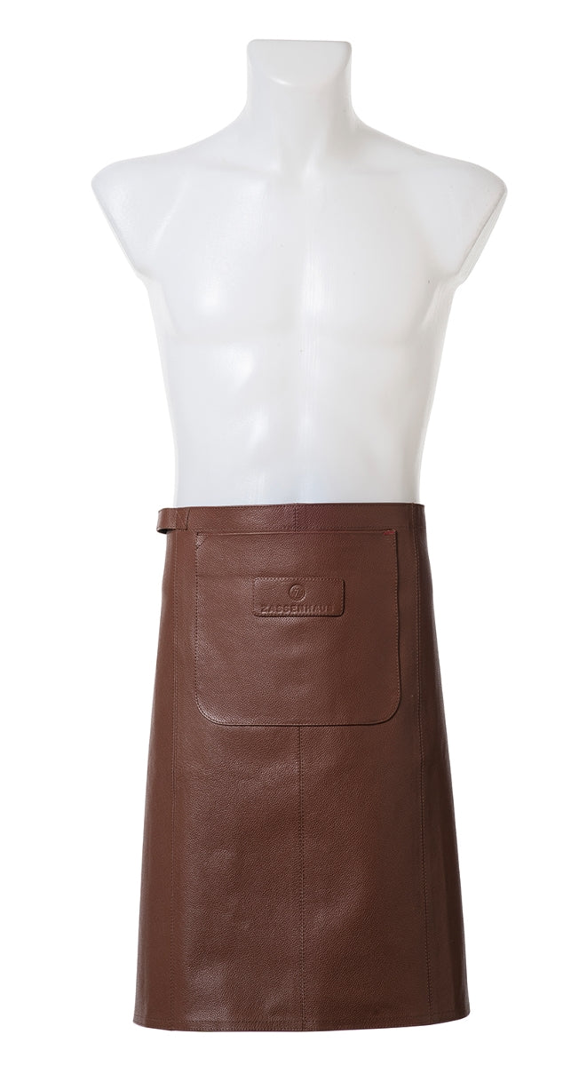 Zassenhaus Hüftschürze Leder cognac 70 x 83 cm