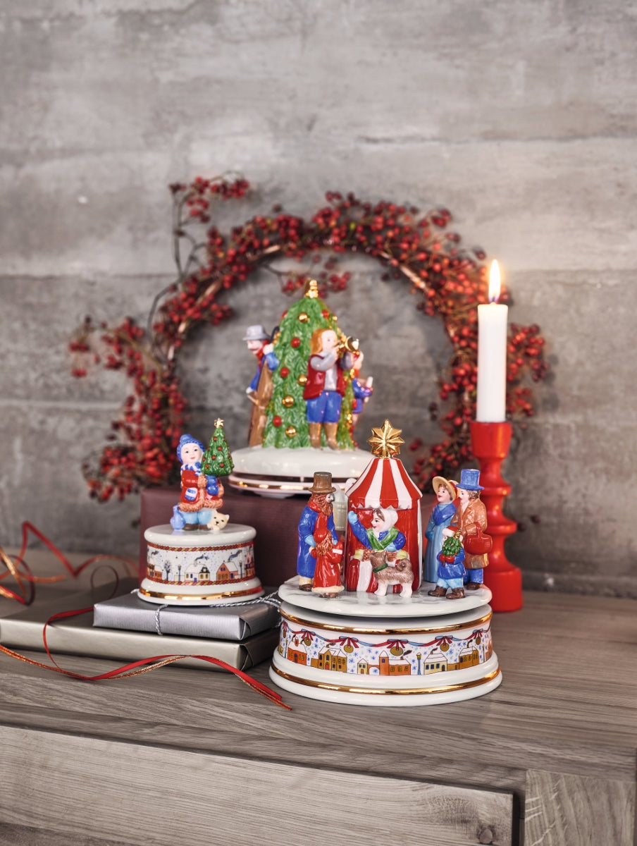 Hutschenreuther Weihnachtsmarkt Spieluhr gross Lifestyle