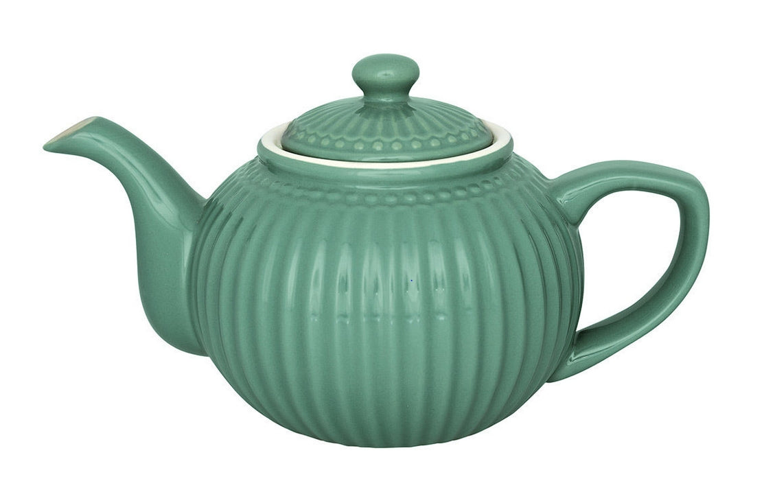 Greengate Alice Teekanne dusty green 1 l