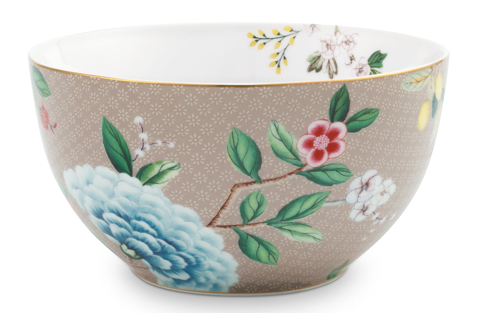 PIP STUDIO Blushing Birds Bowl khaki 15 cm