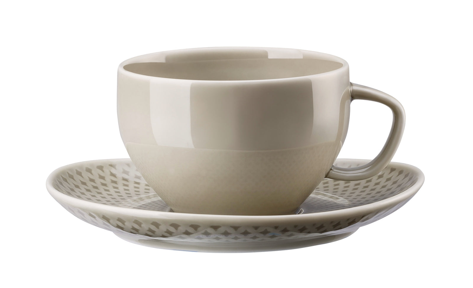 Rosenthal Junto Pearl Grey Teetasse mit Untertasse