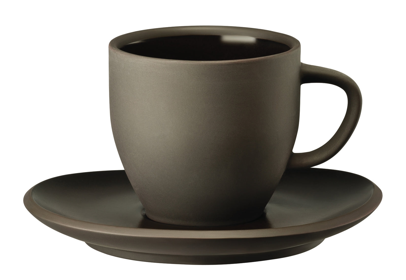 Rosenthal Junto Slate Grey Kaffeetasse mit Untertasse Set2