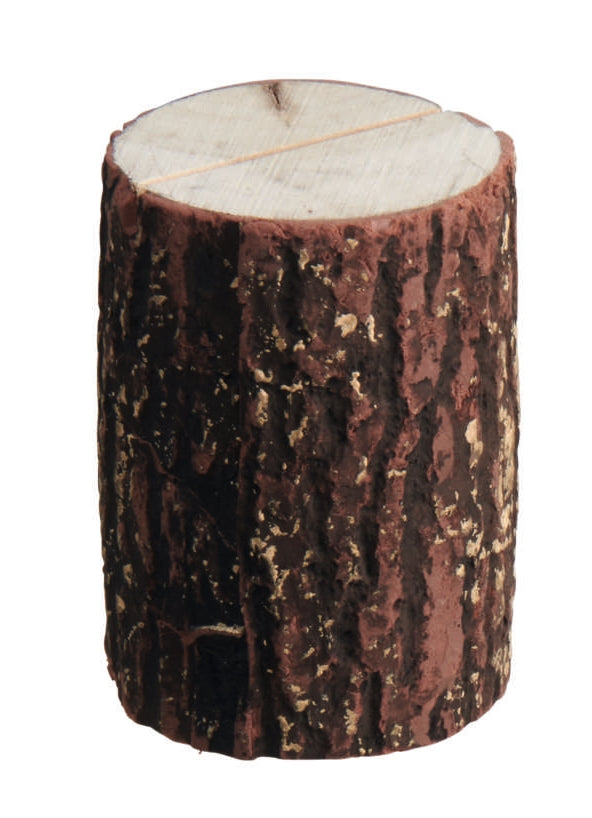 ASA Deko Holzklotz Tischkartenhalter 7 cm
