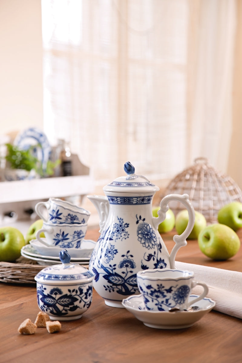 Hutschenreuther Blau Zwiebelmuster Frühstücksteller m Fahne 19 cm - Produktbild 3
