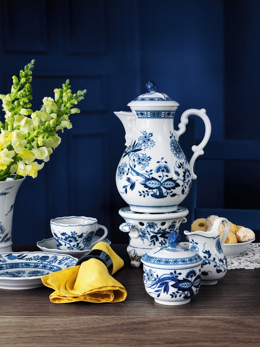 Hutschenreuther Blau Zwiebelmuster Frühstücksteller m Fahne 19 cm - Produktbild 4