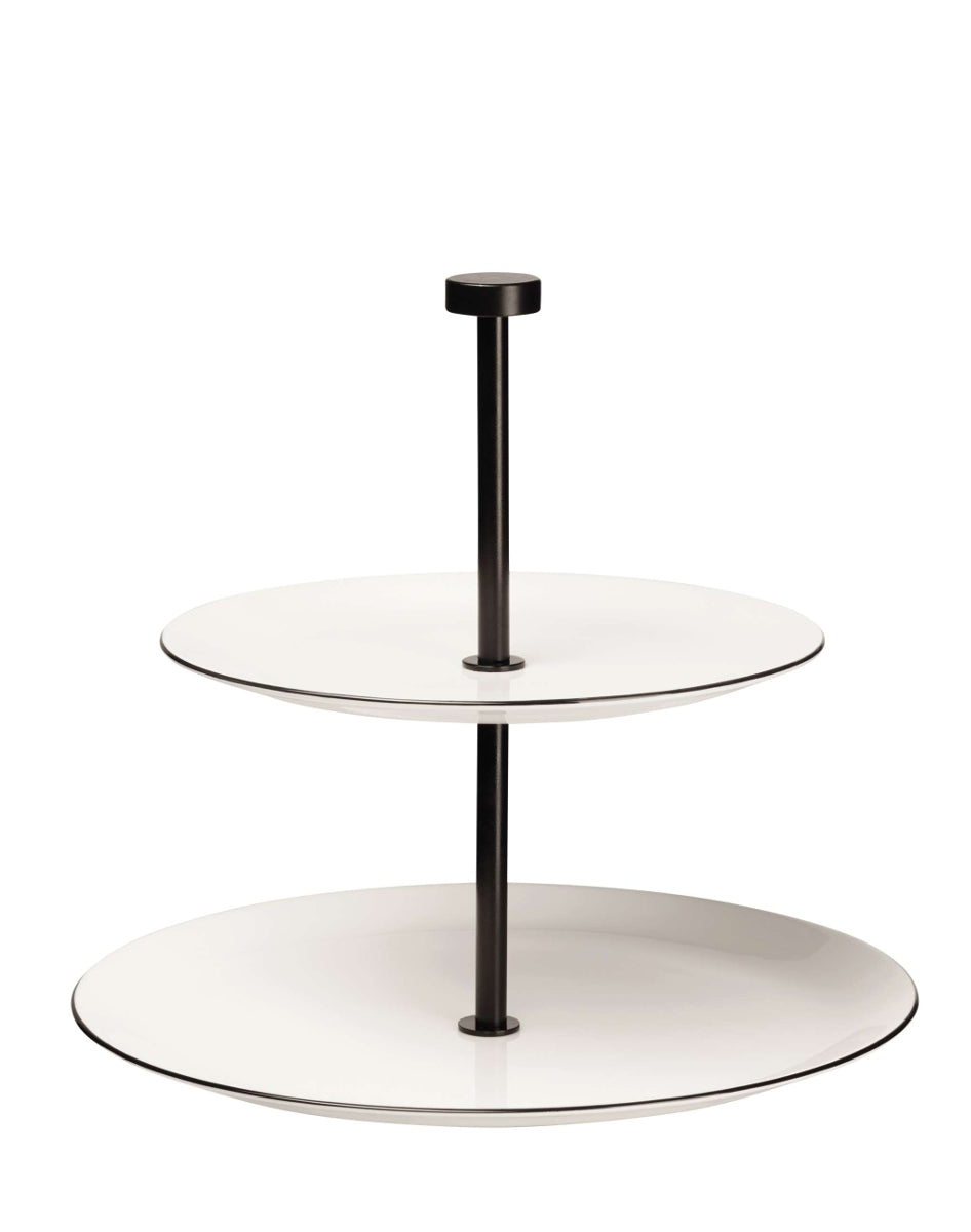 ASA à table ligne noire Etagere 2 stufig rund 26,5 cm