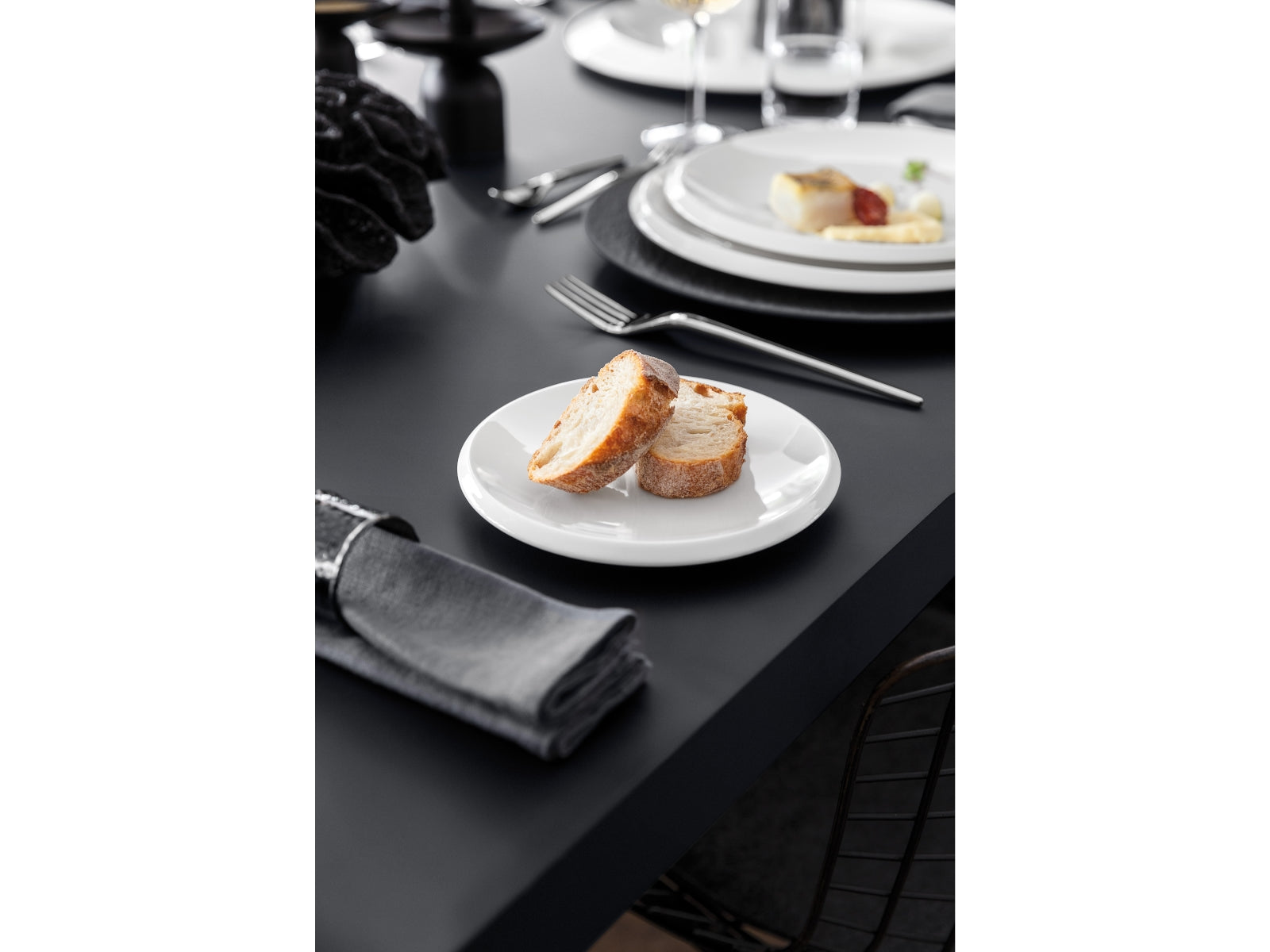 Villeroy & Boch NewMoon Brotteller 16 cm Set6 Lifestyle