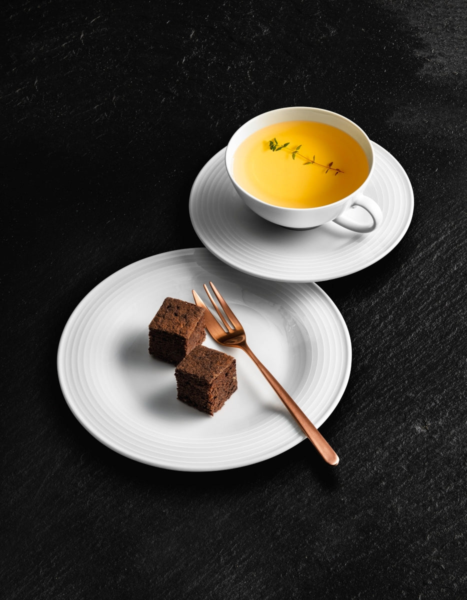 Seltmann Weiden Beat Weiss uni Kombi-Untertasse klein 13,5 cm