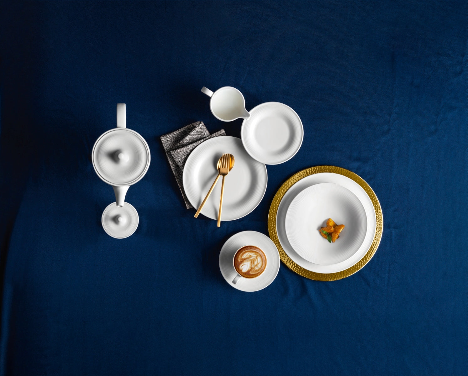 Seltmann Weiden Beat Weiss uni Tafelservice 12tlg.