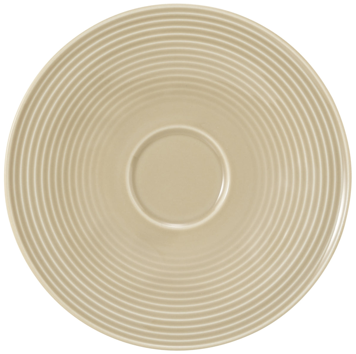 Seltmann Weiden Beat Sandbeige uni Kombi-Untertasse gross 16,5 cm