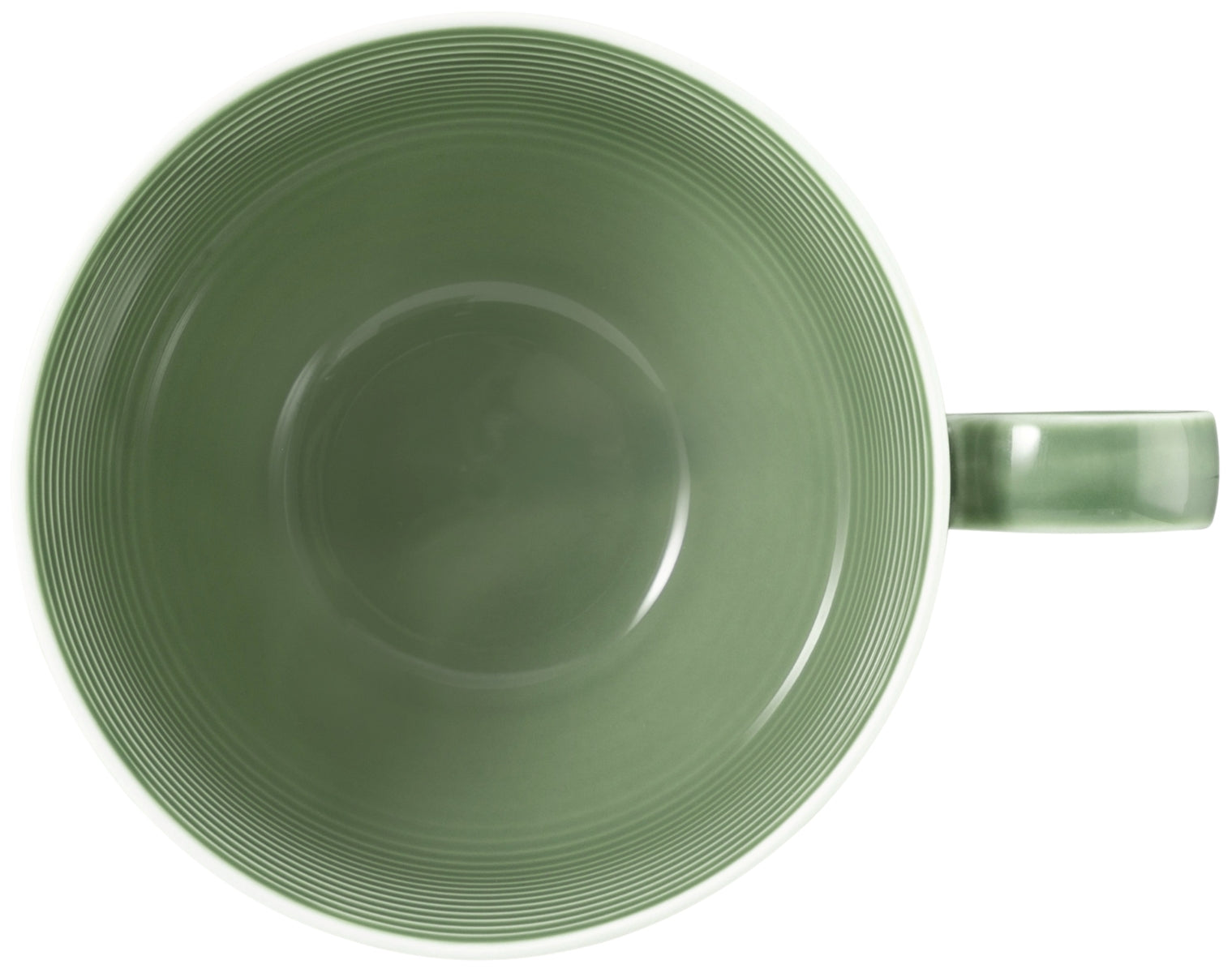 Seltmann Weiden Beat Salbeigrün uni Milchkaffeeobertasse 0,35 l