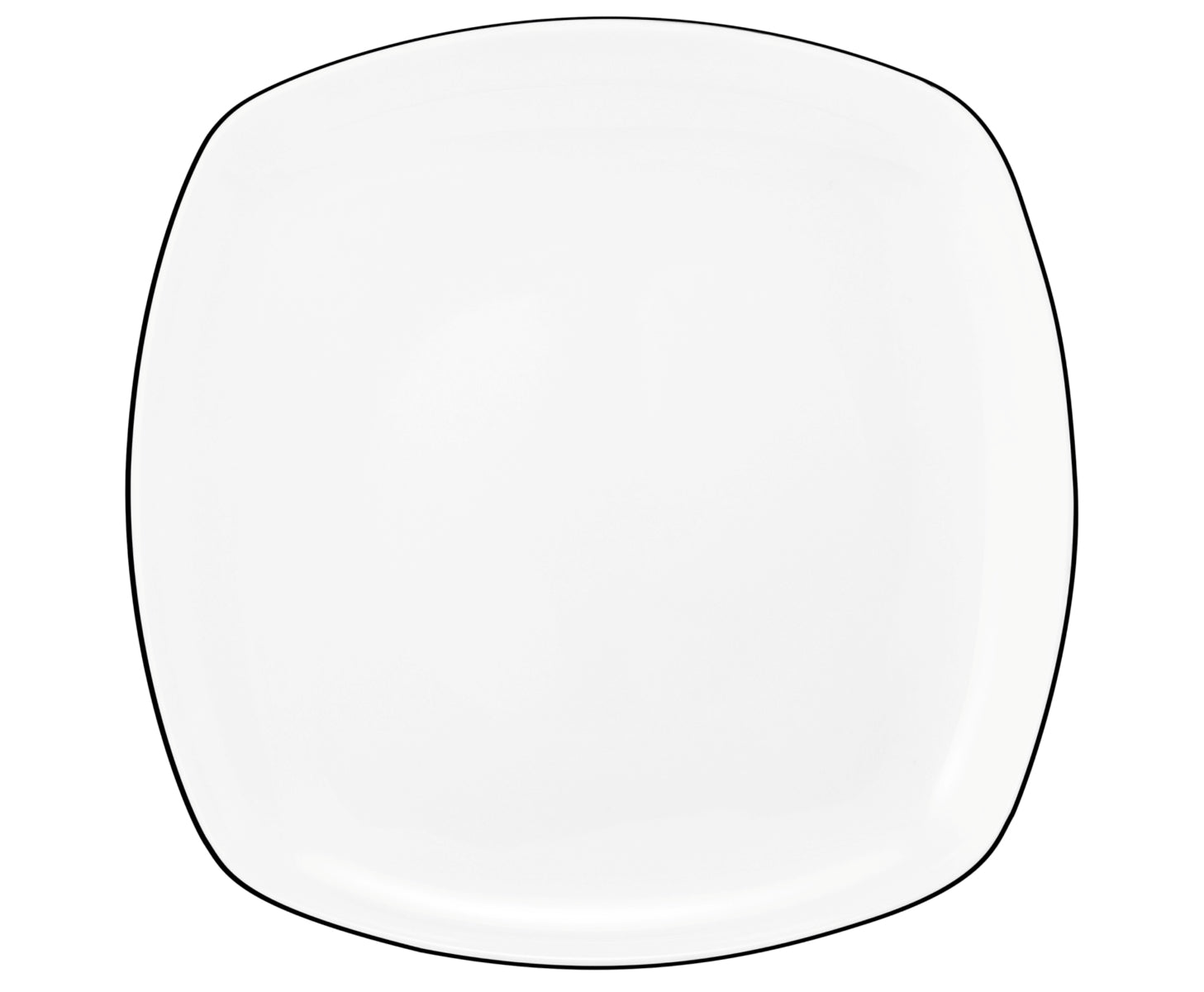 Seltmann Weiden Lido Black Line Kaffeeservice 18tlg. eckig