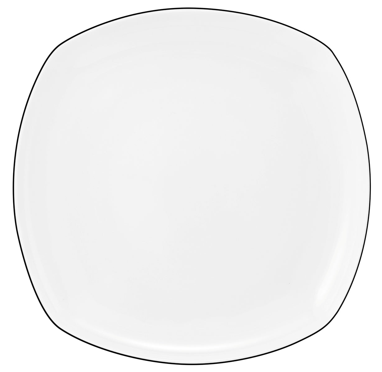 Seltmann Weiden Lido Black Line Speiseteller eckig 26 cm