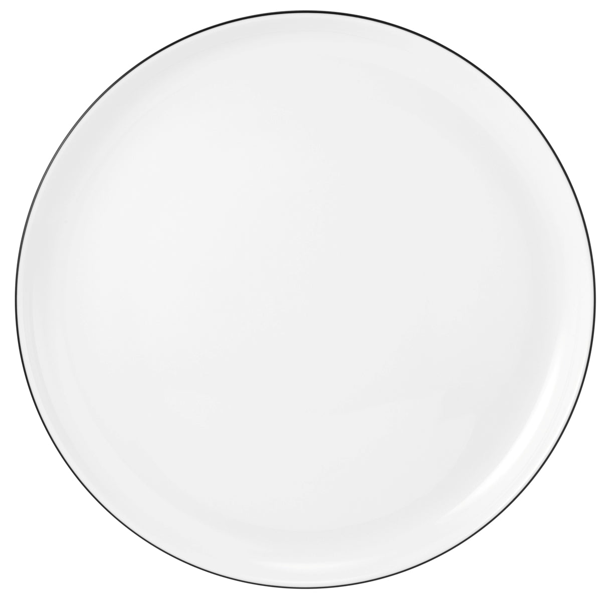Seltmann Weiden Lido Black Line Tafelservice 12tlg. rund