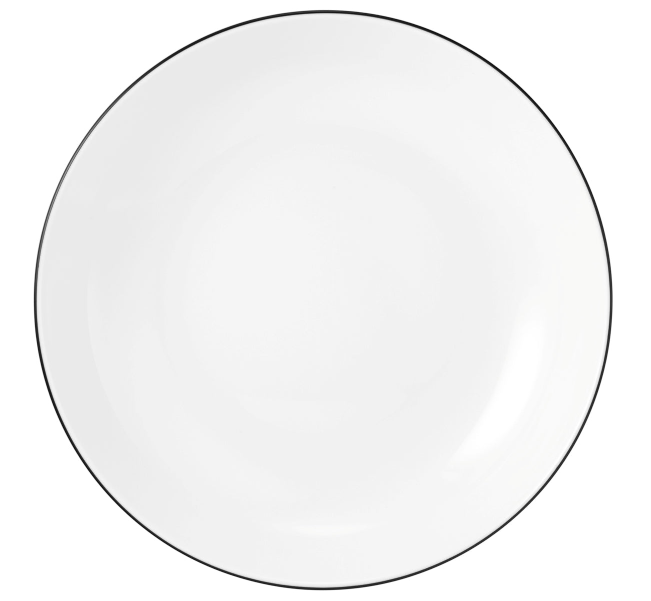 Seltmann Weiden Lido Black Line Tafelservice 12tlg. rund