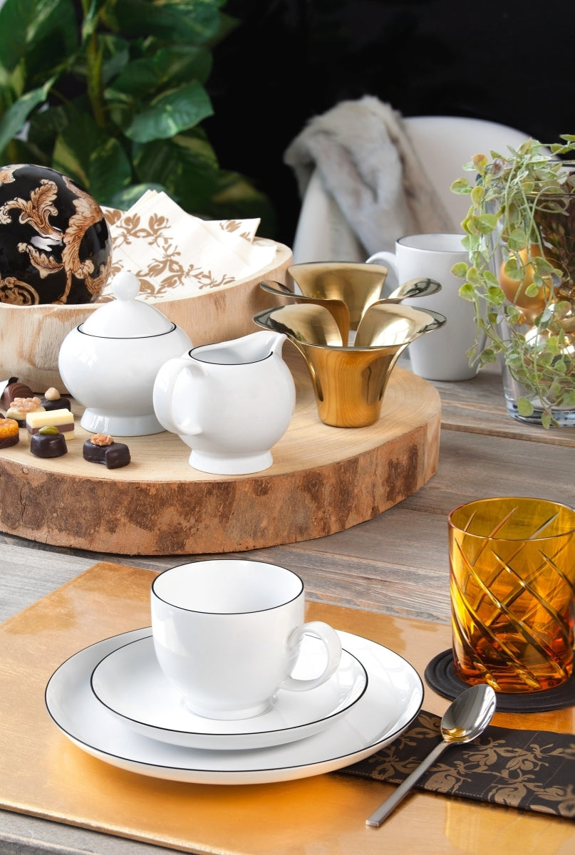 Seltmann Weiden Lido Black Line Espressountertasse 12 cm