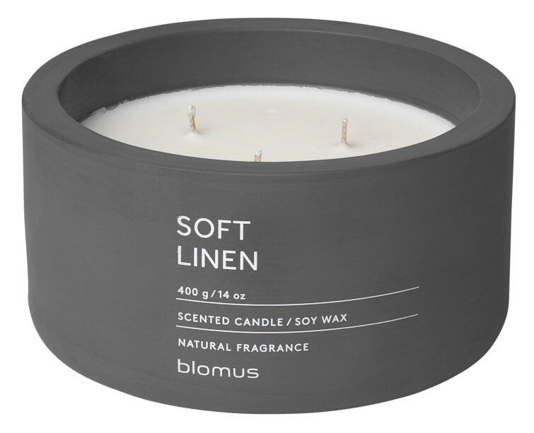 Blomus FRAGA Duftkerze magnet Soft Linen 13 cm