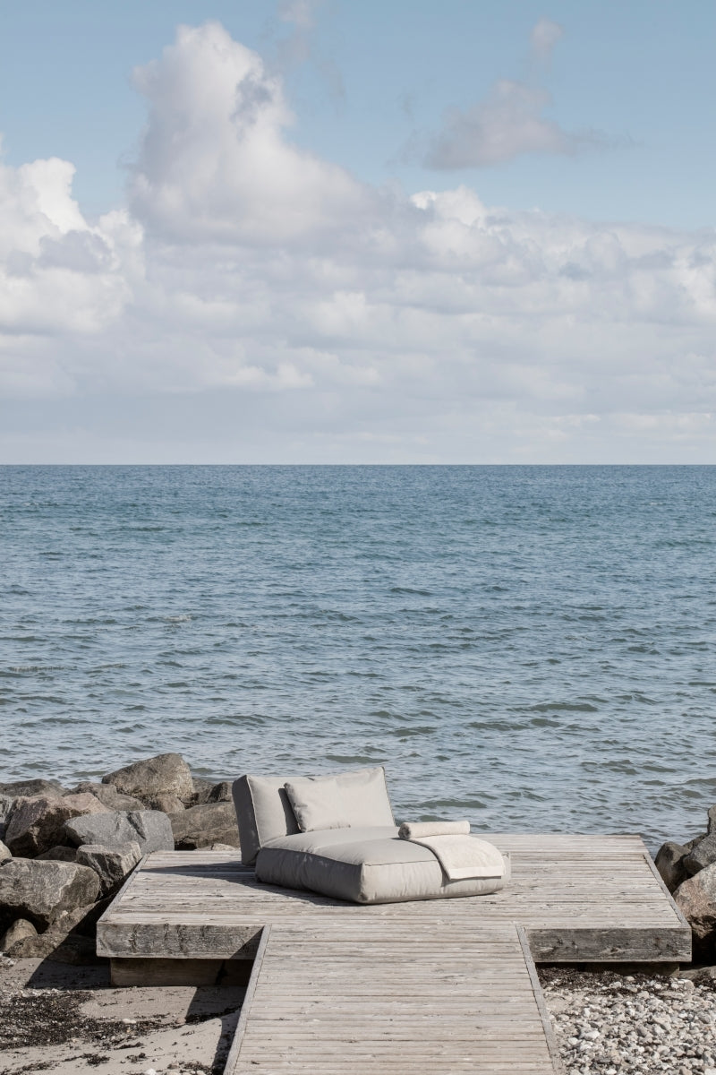 Blomus SPIRIT platinum grey large LED Outdoorleuchte 25cm Lifestyle 2