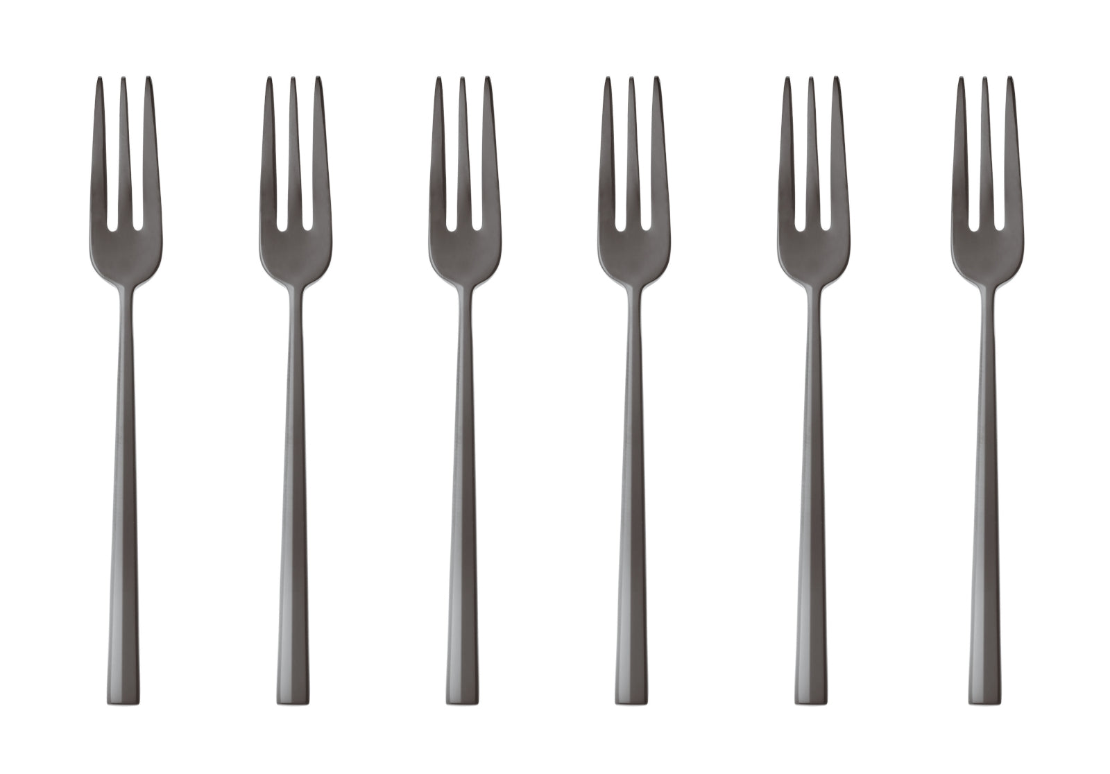 Sambonet Rock Kuchengabel Set6 Edelstahl/PVD 2Black - Produktbild 1