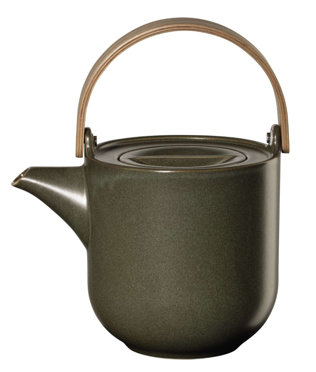 ASA COPPA Teekanne mit Holzgriff nori 1 l