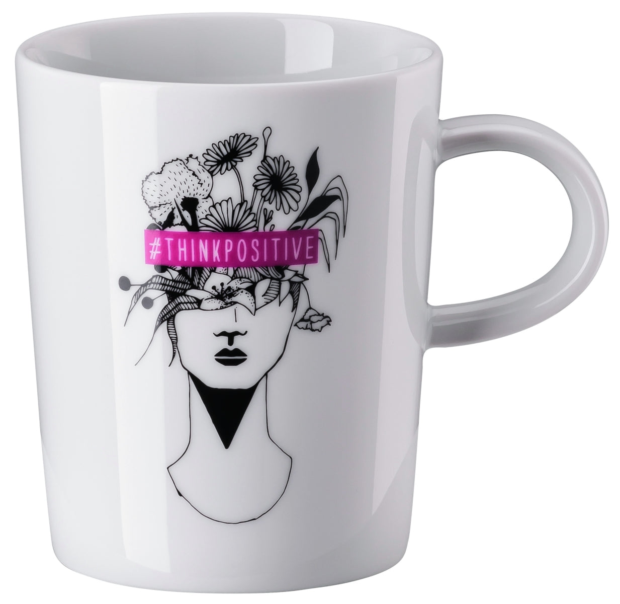 Thomas #Becher #thinkpositive Henkelbecher 0,28 l