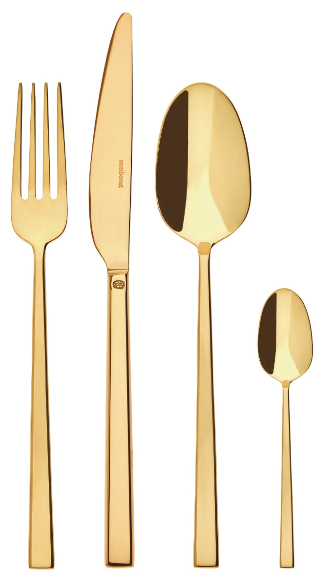 Sambonet Rock Besteck 24tlg Vh Edelstahl/PVD Gold - Produktbild 1