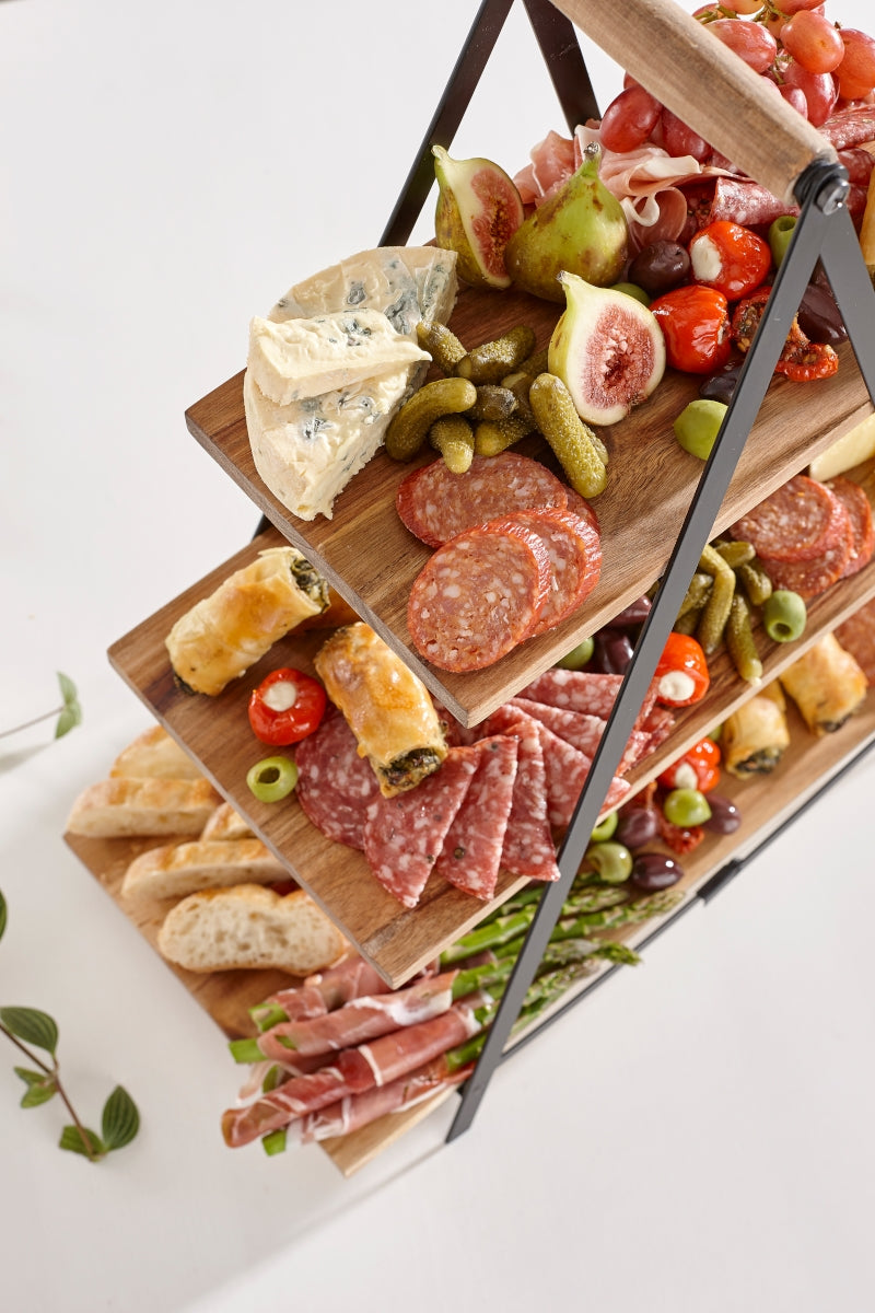 ladelle SERVE & SHARE Servierturm Akazienholz Lifestyle 2