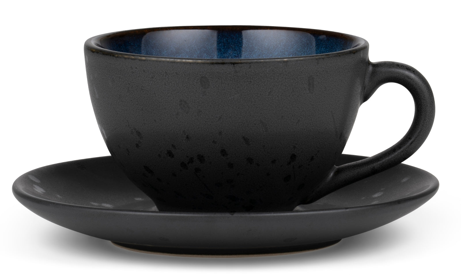 Bitz Tasse mit Untertasse black / blue 0,24 l